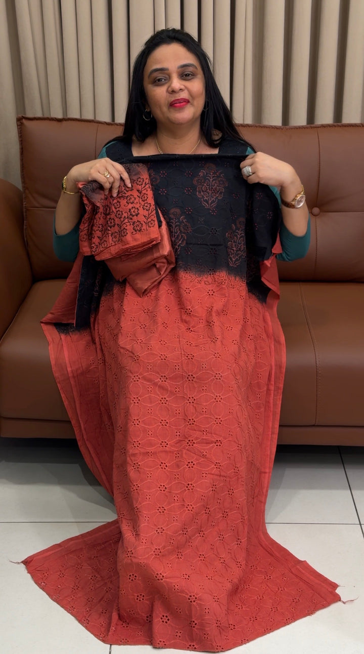HAKOBA COTTON UNSTITCHED SALWAR SUITS - NUWA-1922