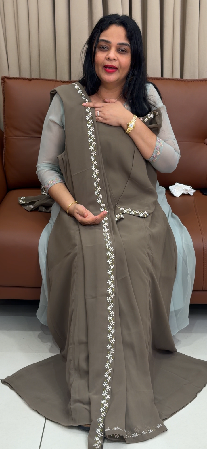 IN-HOUSE ALIEN TOP AND DUPATTA  - NUWA - 1821