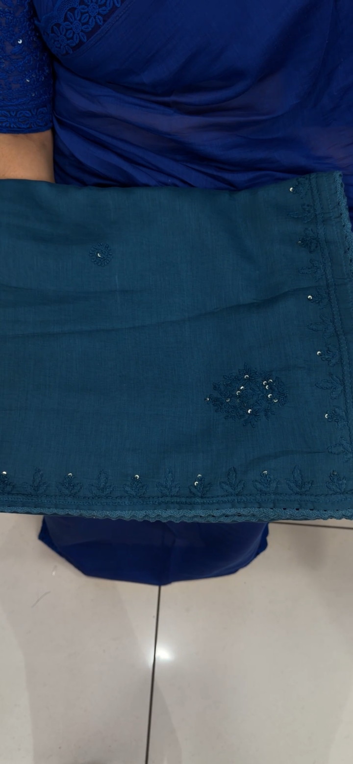 CHIKANKARI SAREES - NUWA-1391