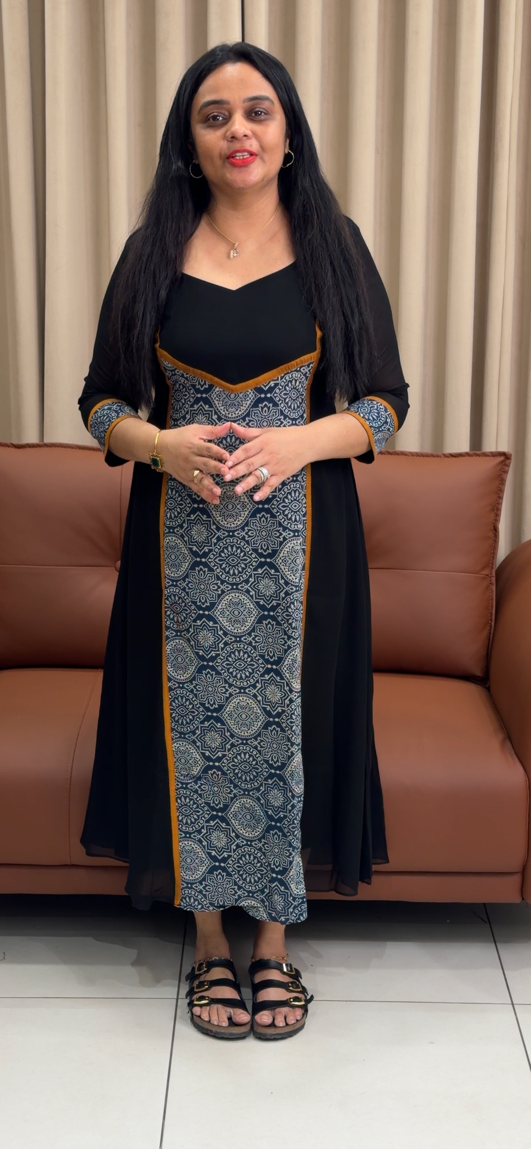 IN-HOUSE FAUX GEORGETTE ALINE TOPS - NUWA - 2145