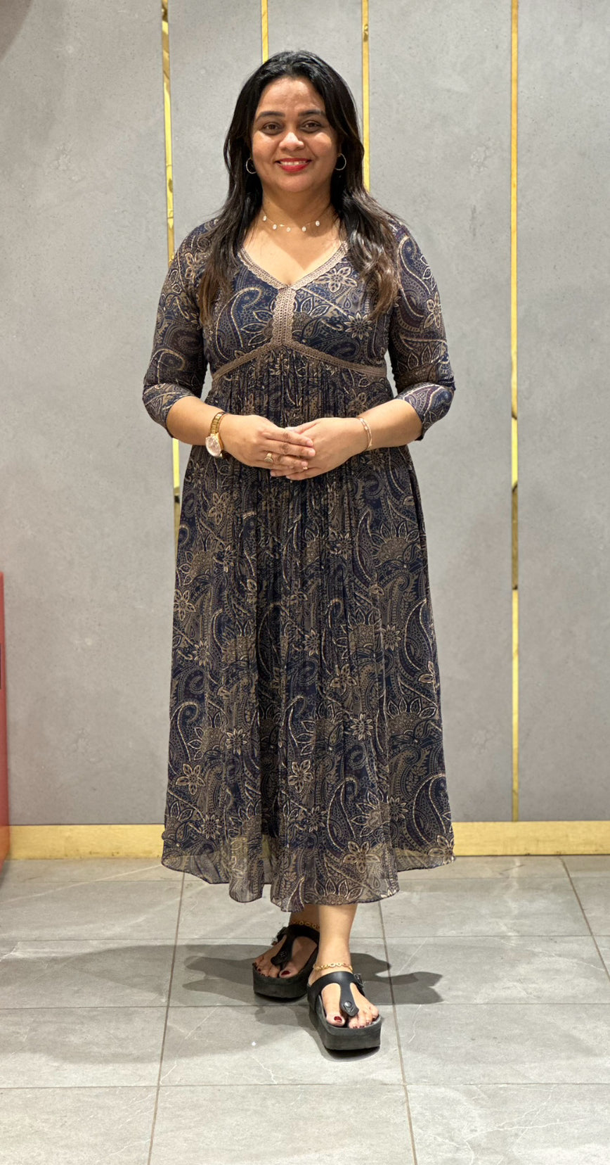 PRINTED ALIYA CUT TOPS -NUWA-020