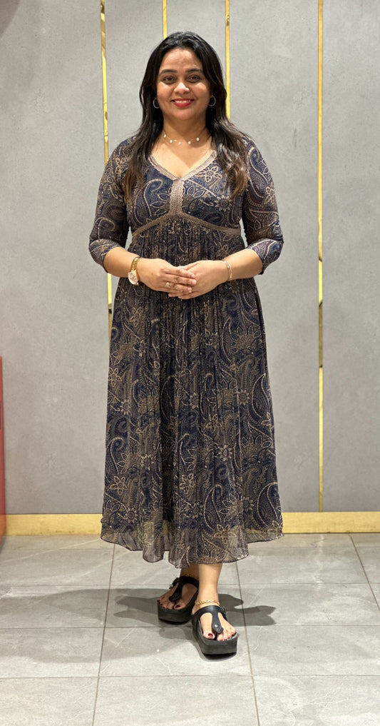 PRINTED ALIYA CUT TOPS -NUWA-020