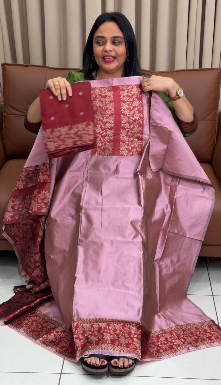 SEMI SILK UNSTITCHED SALWAR SUITS - NUWA-1720