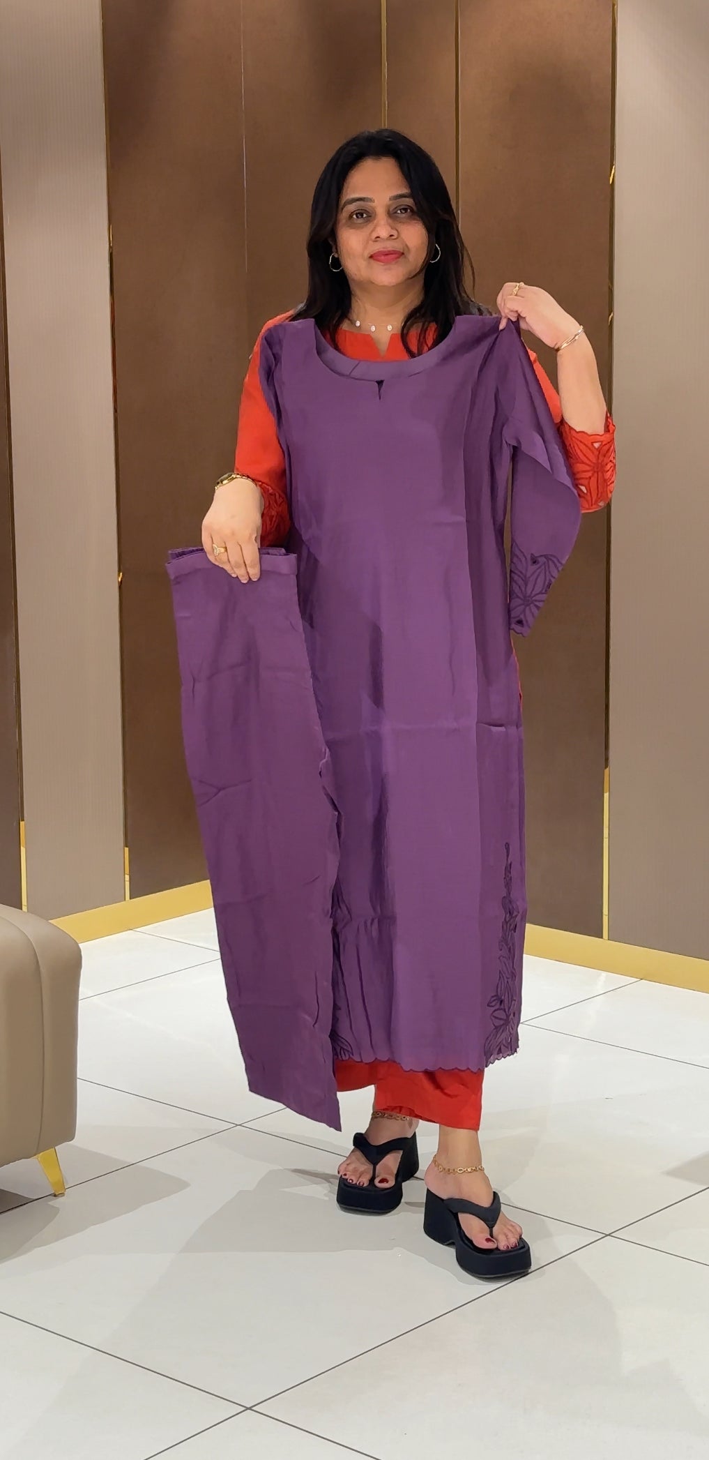 MUL CHANDERI CO-ORDS SETS - NUWA-040