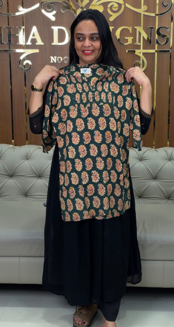 PRINTED COTTON TOPS - NUWA-1066