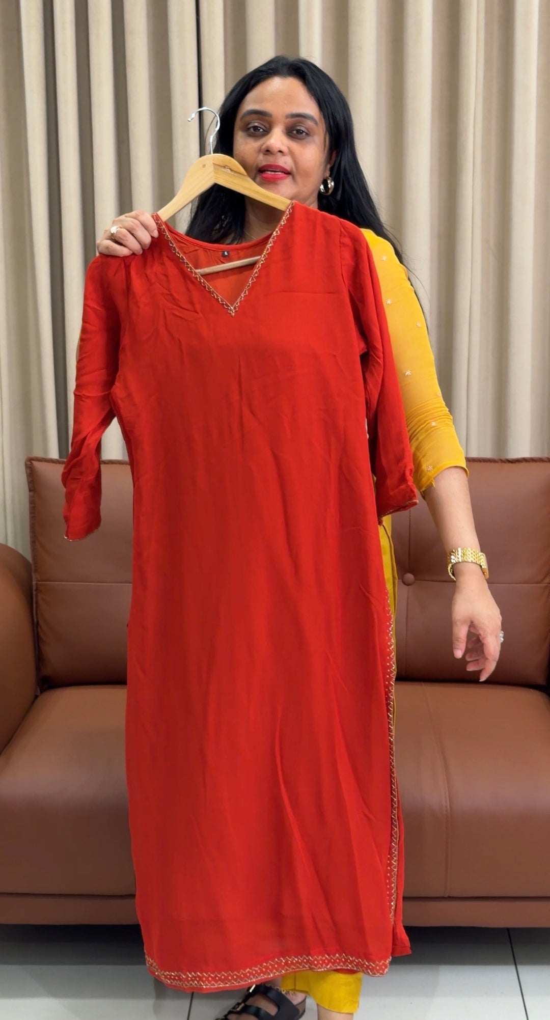 VISCOSE GEORGETTE TOPS - NUWA-2180
