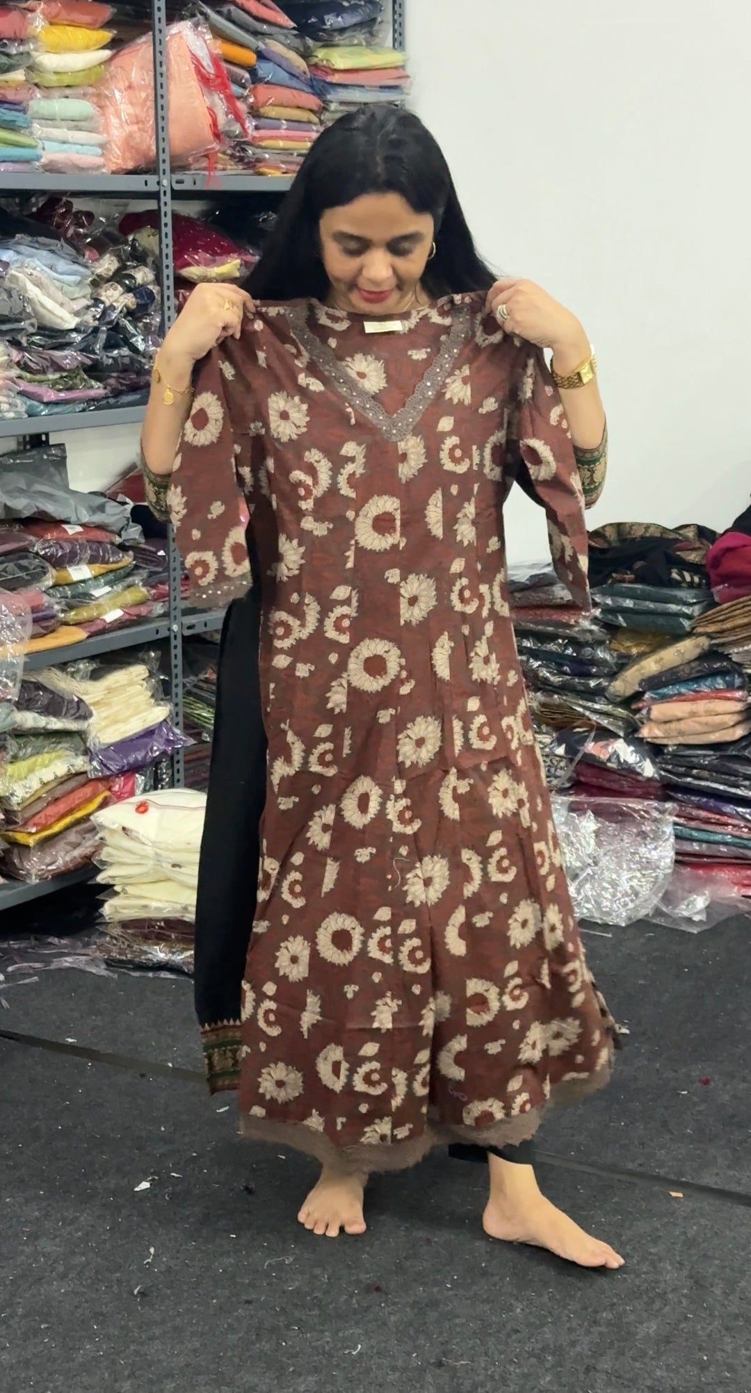 PRINTED ANARKALI TOPS - NUWA-2370