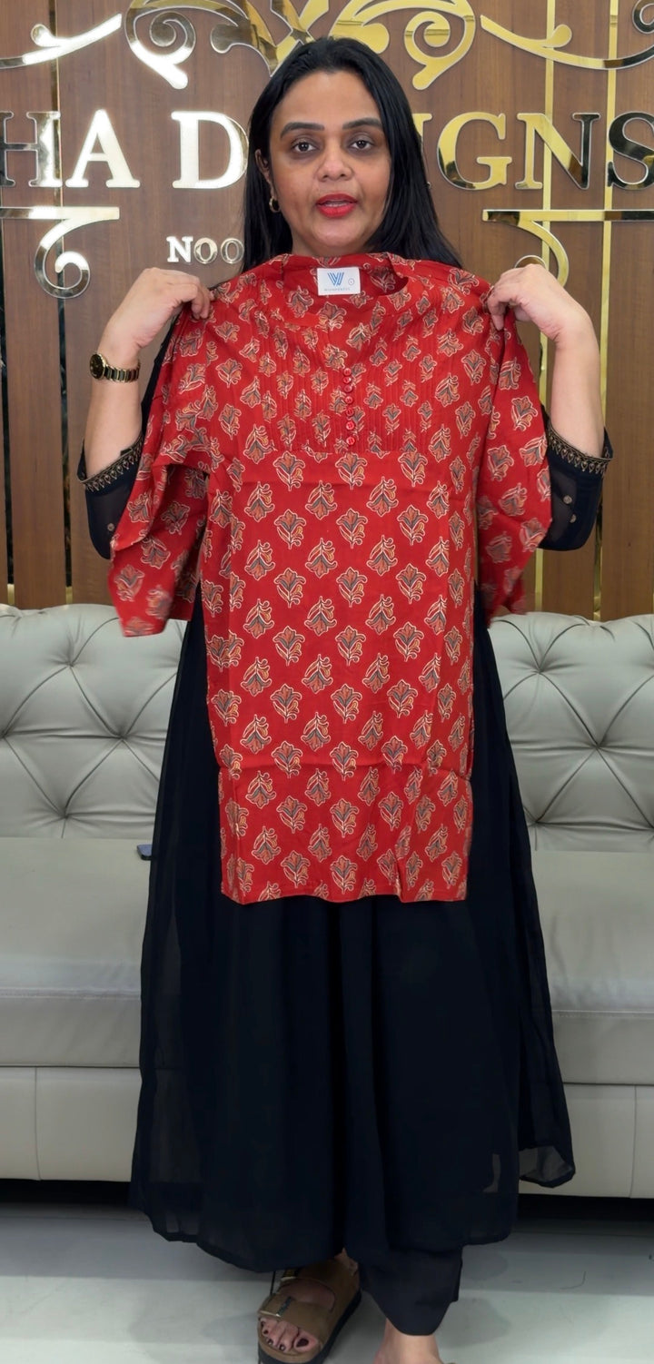 PRINTED COTTON TOPS - NUWA-1066