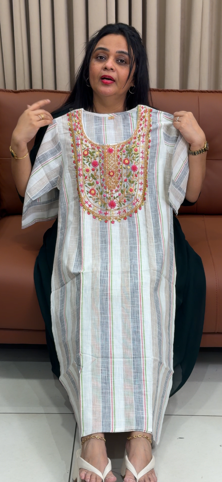 PRINTED COTTON LONG TOPS - NUWA - 1987