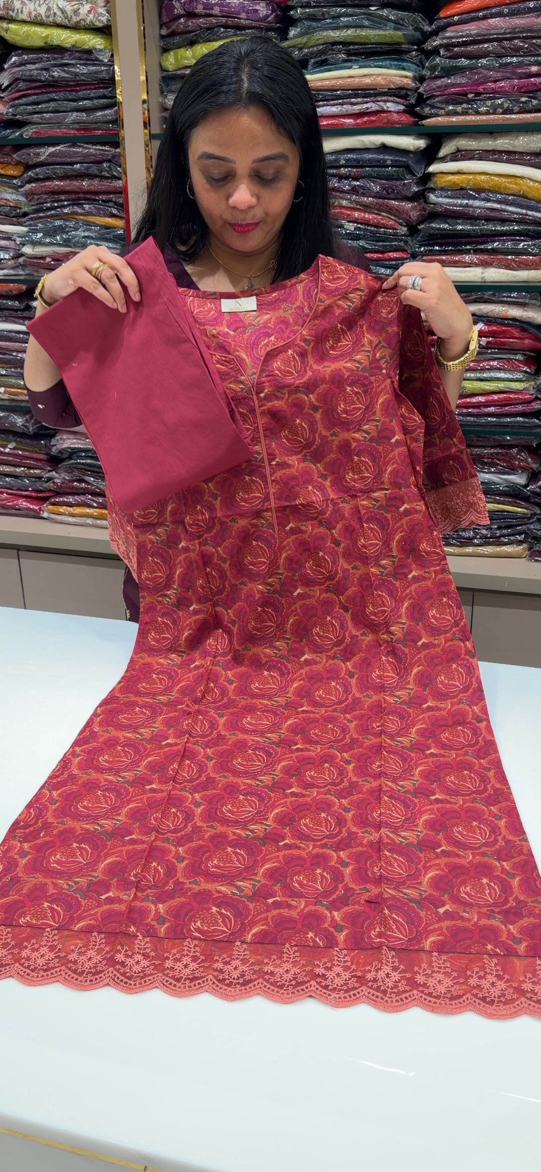 PRINTED COTTON CO-ORDS SETS - NUWA - 2162