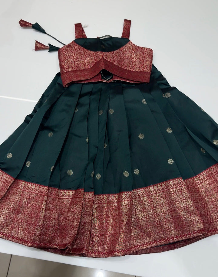 IN-HOUSE KIDS CROP TOP AND SKIRTS - NUWA-1814