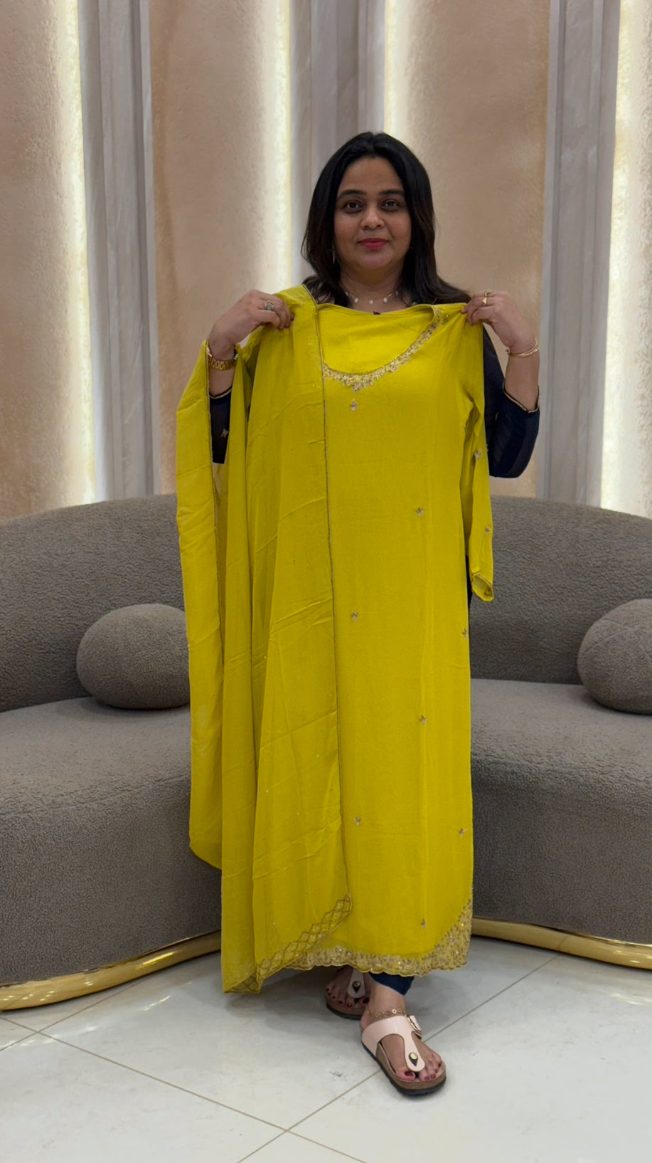 PARTY WEAR TOP, BOTTOM AND DUPATTA - NUWA-022