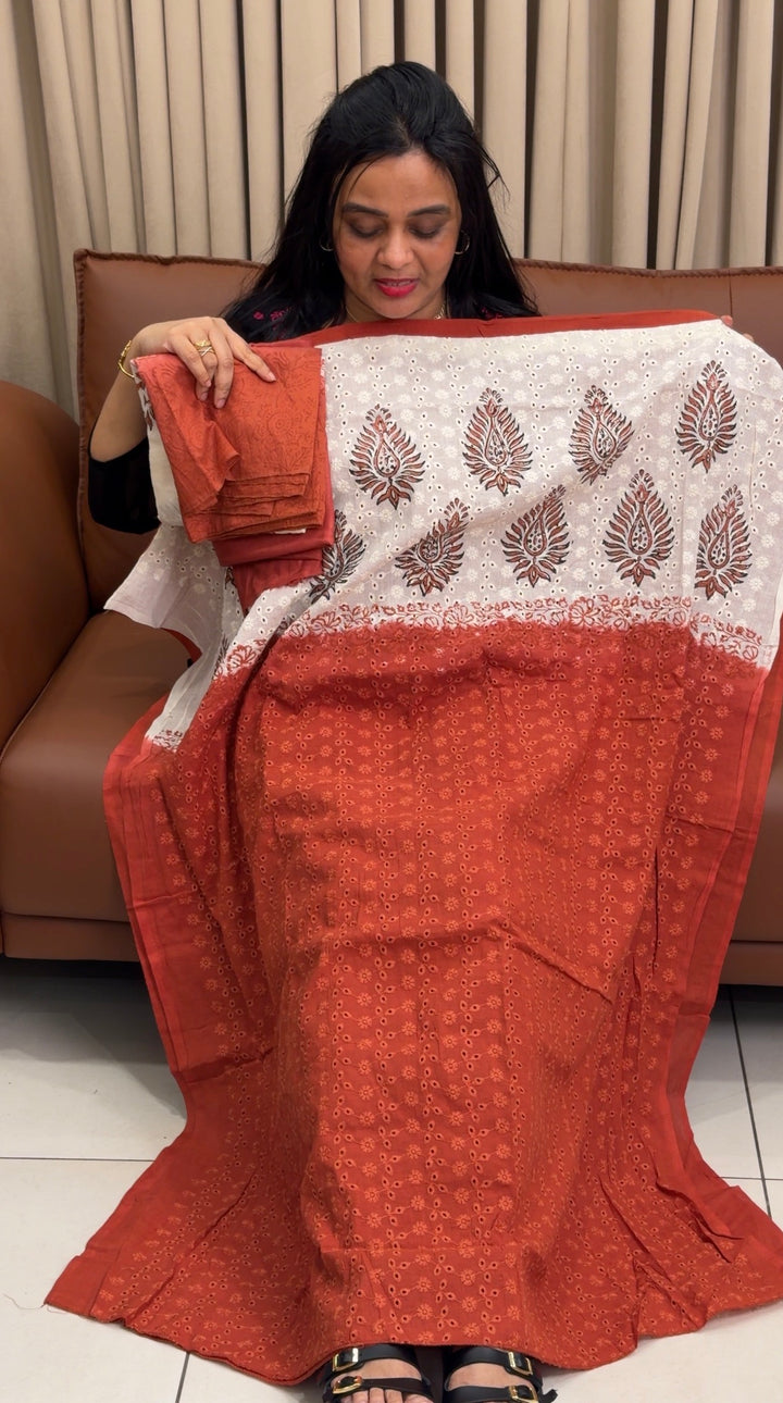HAKOBA COTTON UNTITCHED SALWAR SUITS - NUWA-1943