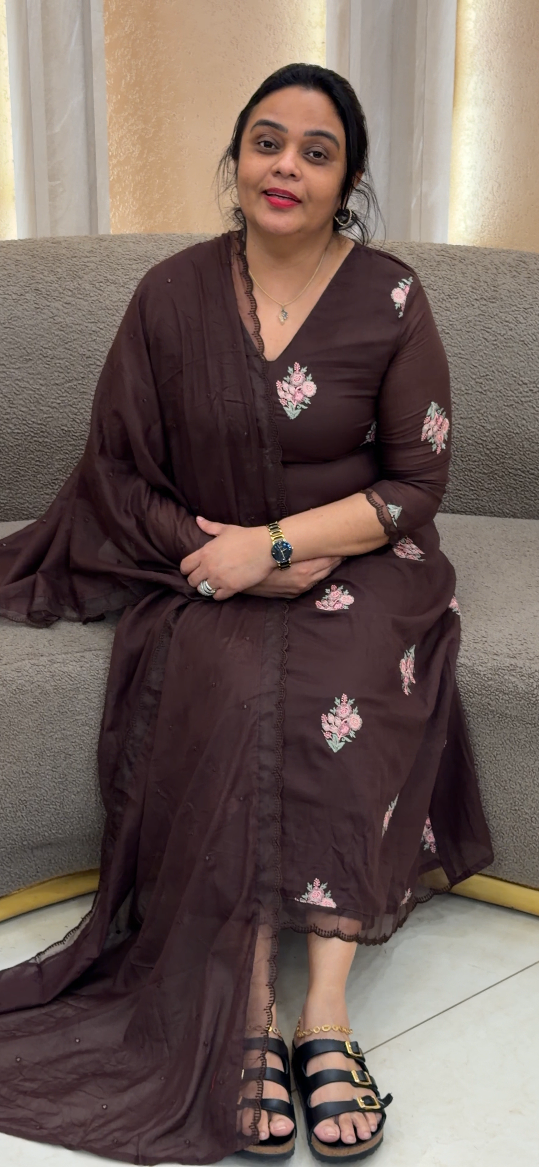 MUL-MUL COTTON TOP, BOTTOM AND DUPATTA - NUWA-2058