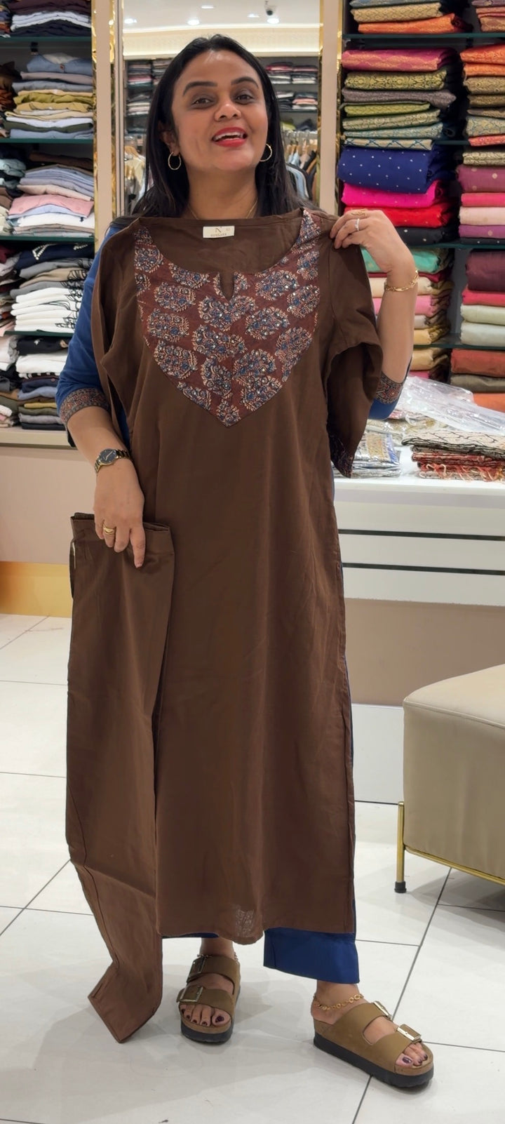 MULMUL COTTON TOP AND BOTTOM - NUWA-1090
