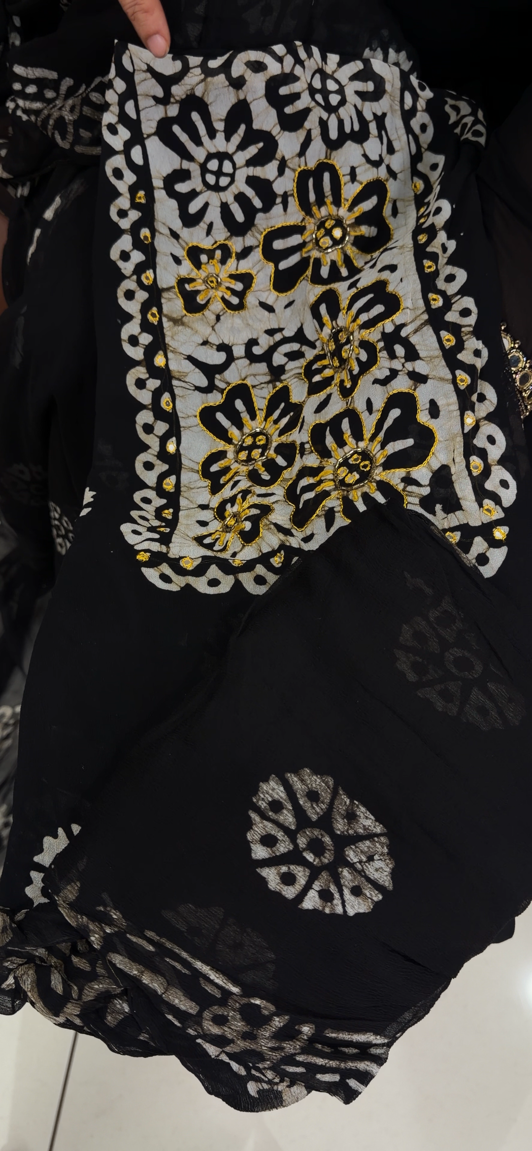 VISCOSE GEORGETTE UNSTITCHED SALWAR SUITS - NUWA - 1868