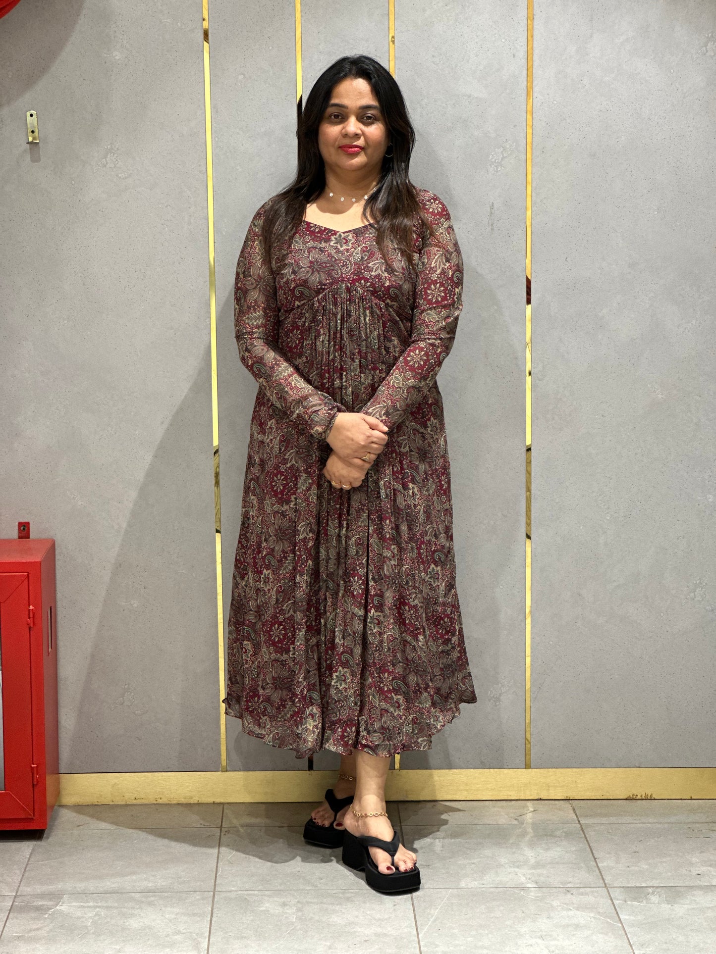 PRINTED ALIYA CUT TOPS - NUWA-014