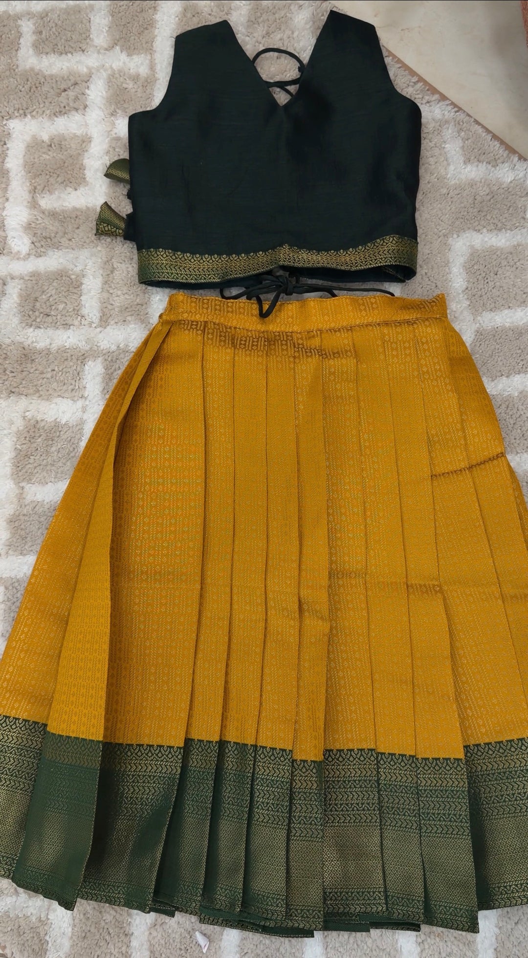 IN-HOUSE KIDS CROP TOP AND SKIRTS - NUWA-1301