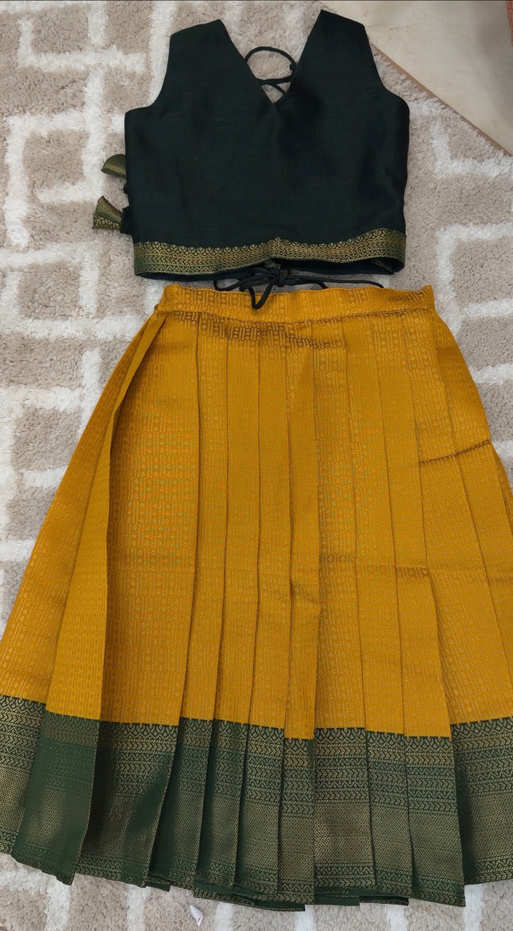 IN-HOUSE KIDS CROP TOP AND SKIRTS - NUWA-1301