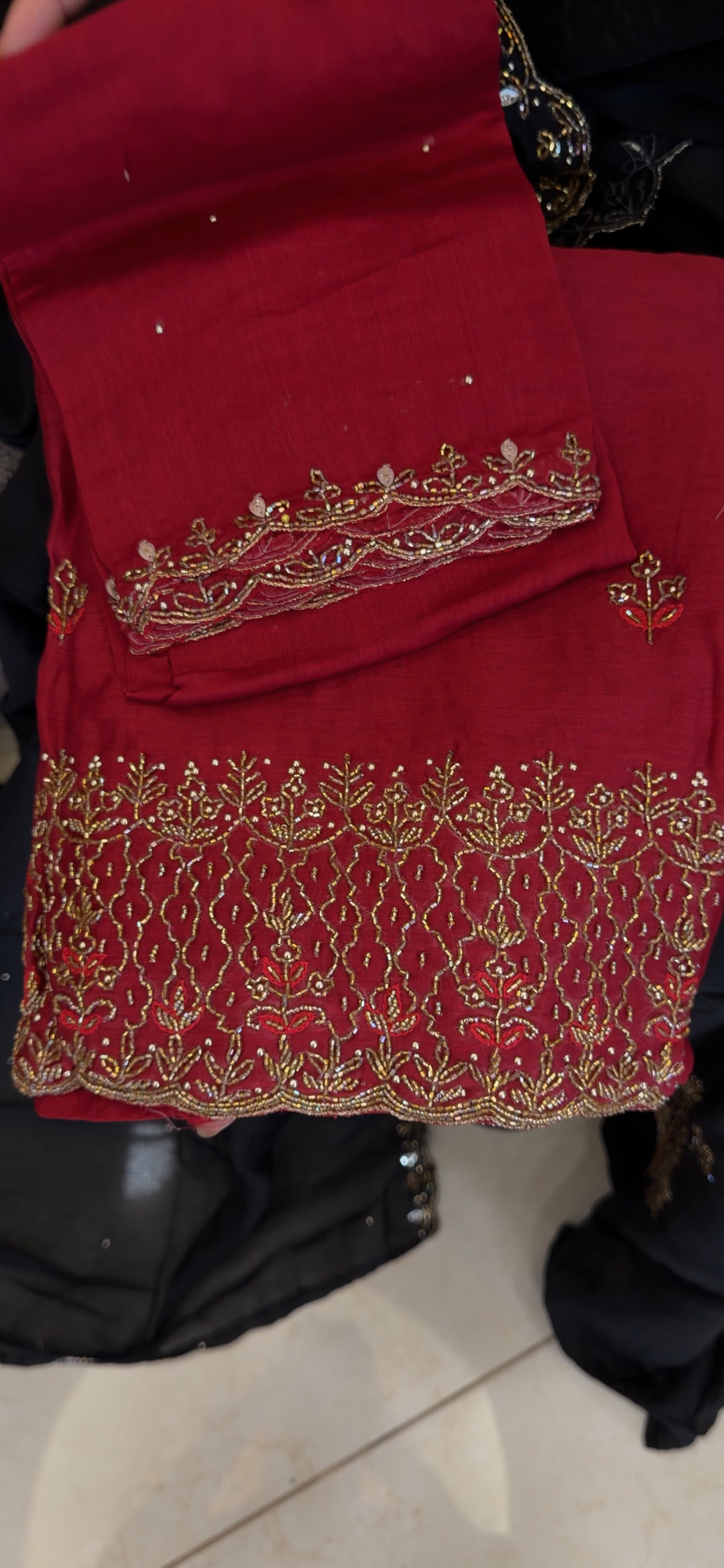 BANARASI MUL UNSTITCHED SALWAR SUITS - NUWA - 2065