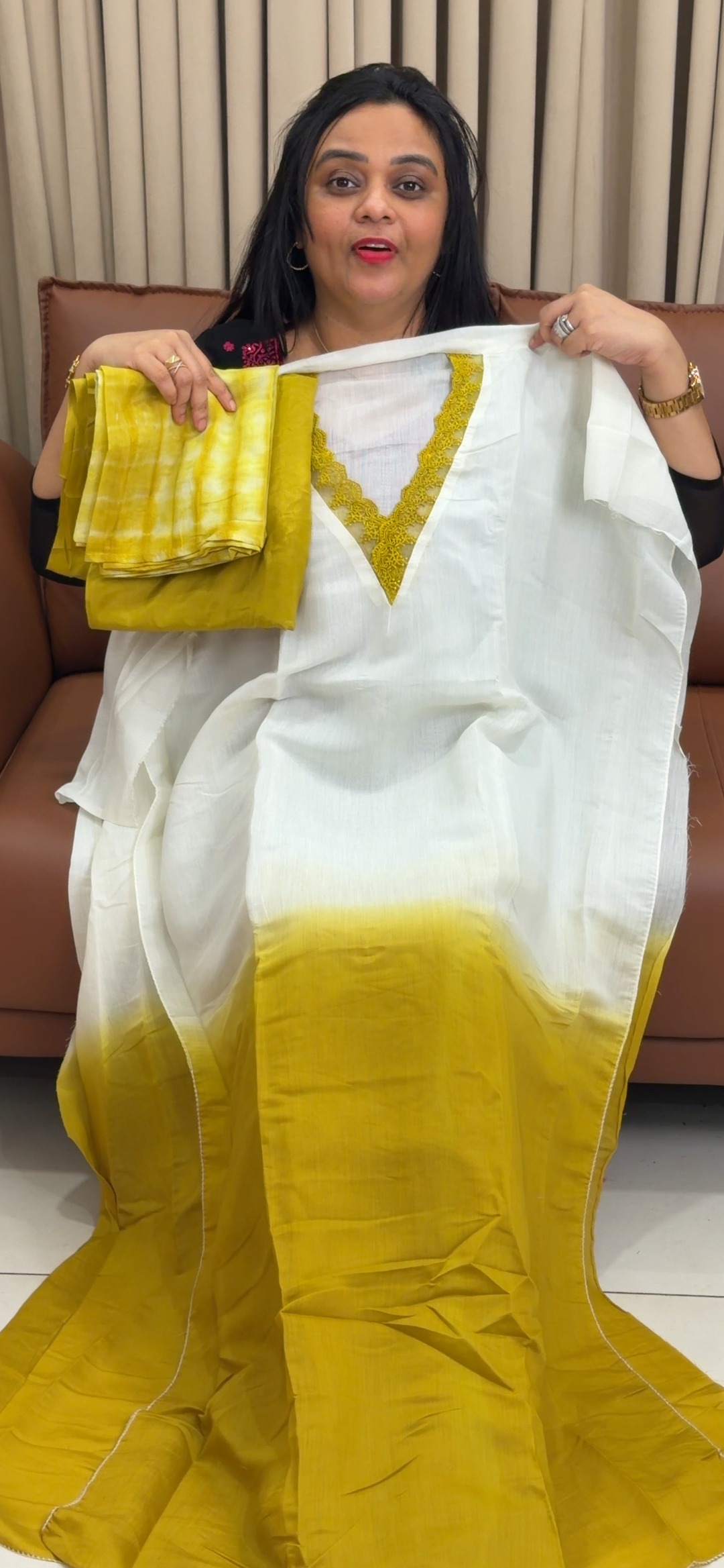 MUL CHANDERI UNSTITCHED SALWAR SUITS - NUWA - 1944