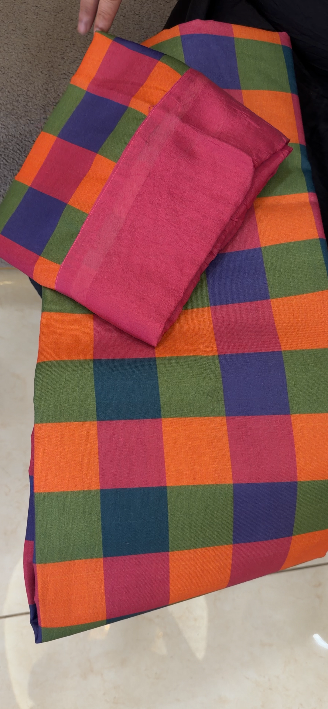 HANDLOOM UNSTITCHED SALWAR SUIST - NUWA - 2126