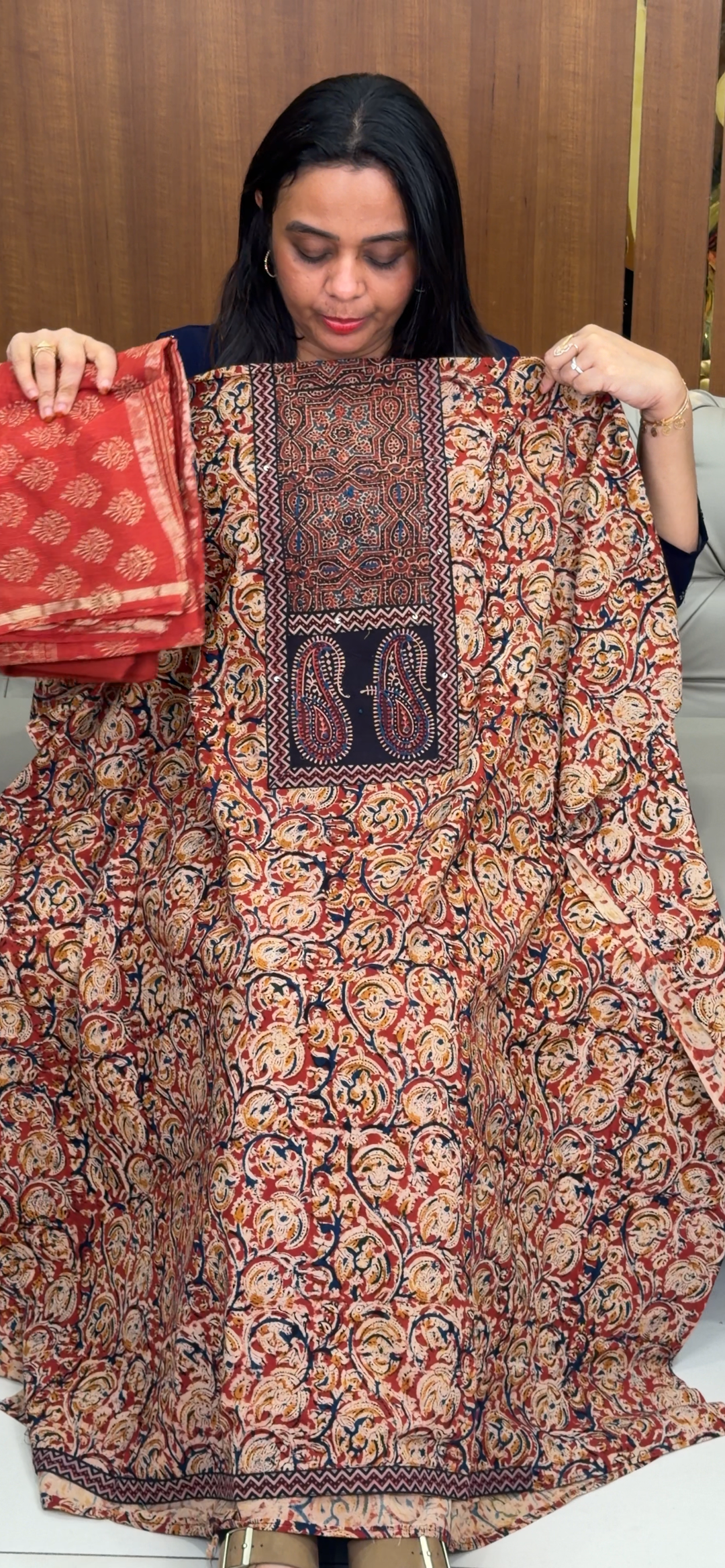 COTTON UNSTITCHED SALWAR SUITS - NUWA - 1085