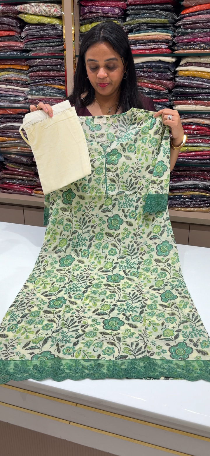 PRINTED COTTON CO-ORDS SETS - NUWA - 2162