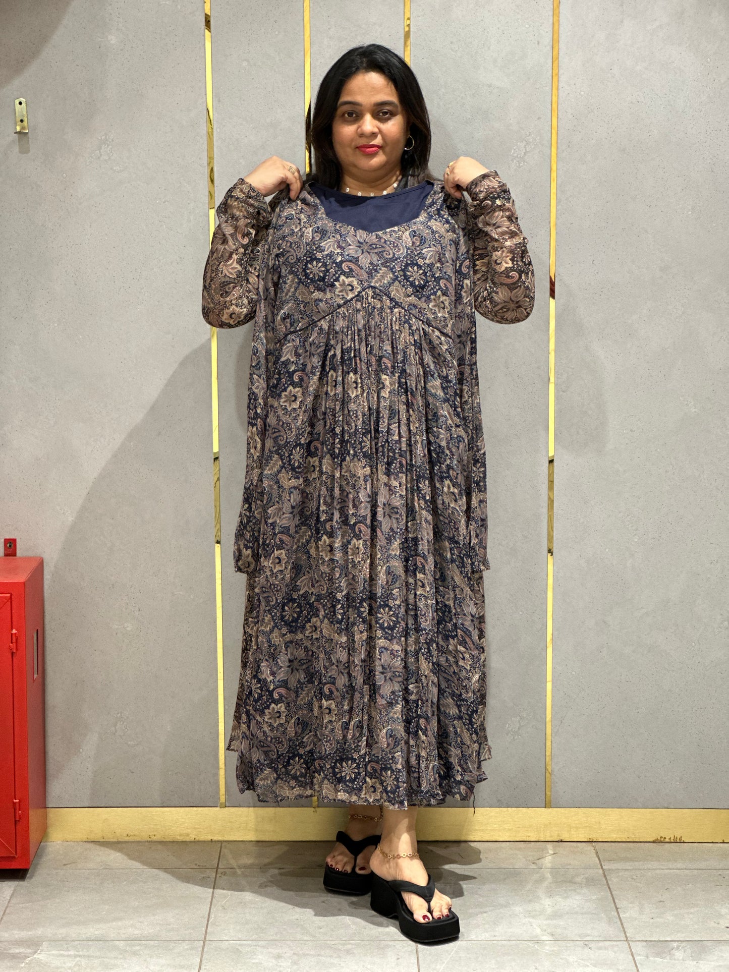 PRINTED ALIYA CUT TOPS - NUWA-014