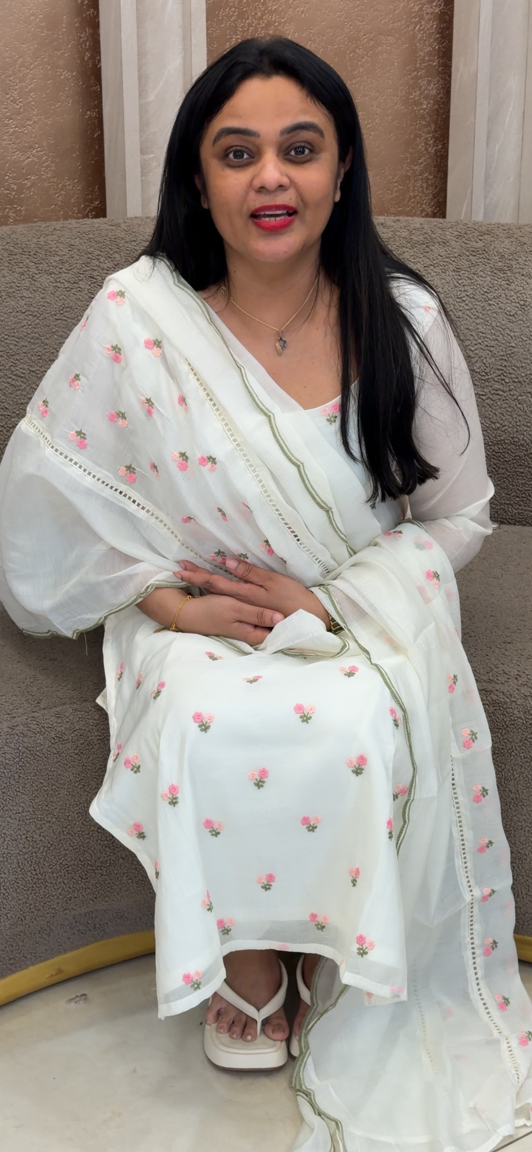 MALAI CHANDERI UNSTITCHED SALWAR SUITS - NUWA - 2349