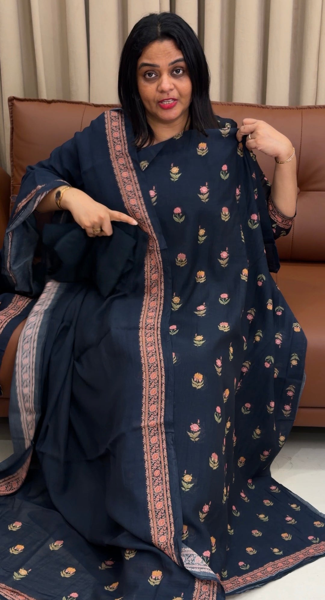 PRINTED MUSLIN UNSTITCHED SALWAR SUITS - NUWA-1568