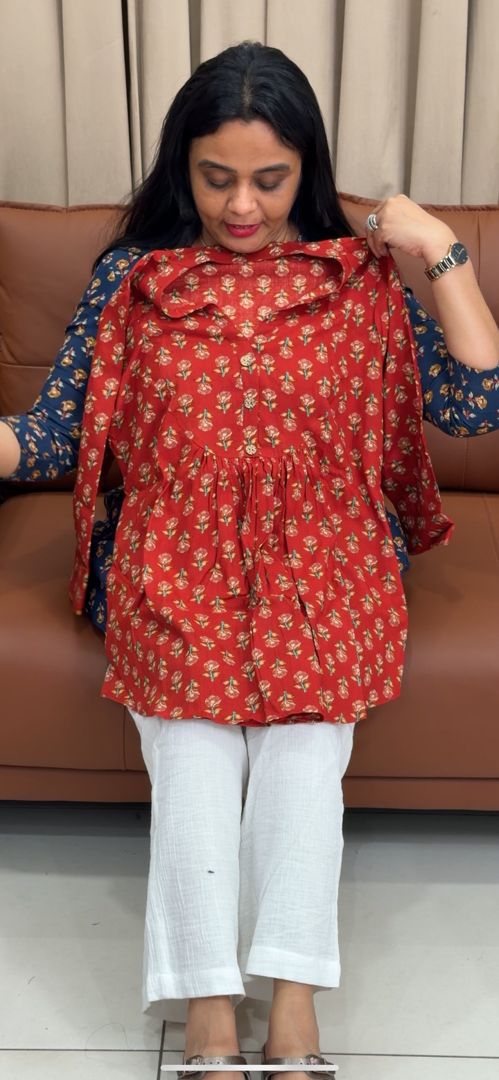 IN-HOUSE COTTON SHORT TOPS - NUWA - 2366