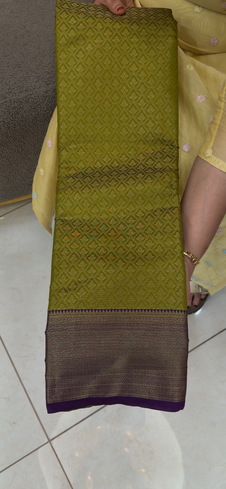 SEMI BROCADE SAREES - NUWA-877