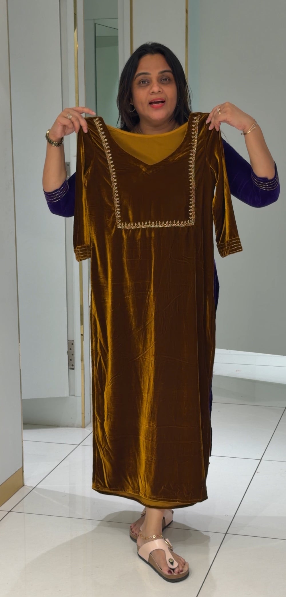 HAND WORKED VELVET TOPS - NUWA- 508