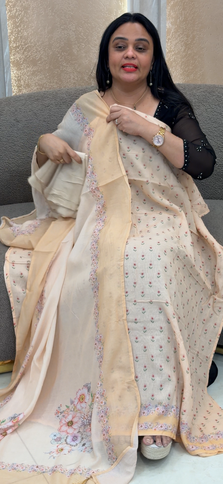 MUSLIN UNSTITCHED SALWAR SUITS - NUWA - 2281