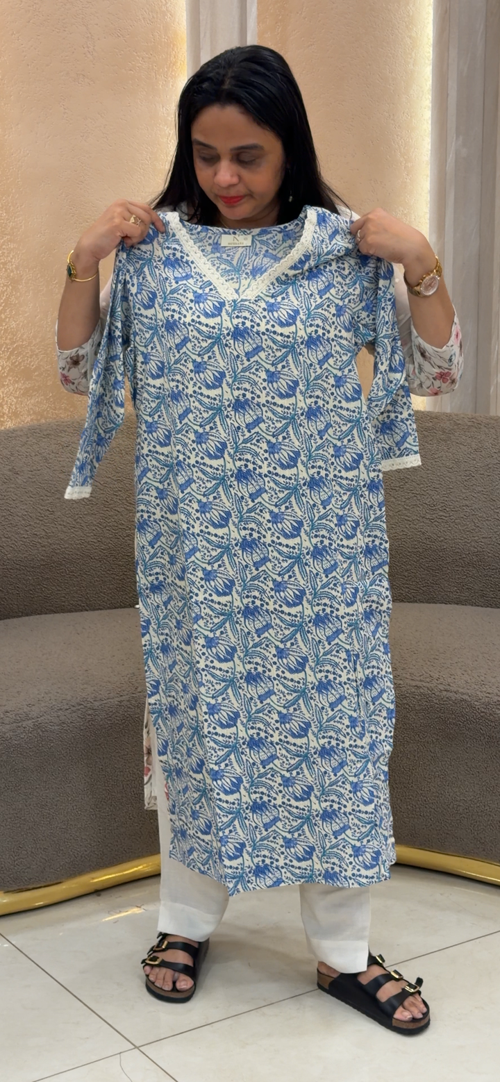 COTTON LONG ALINE TOPS - NUWA - 2320