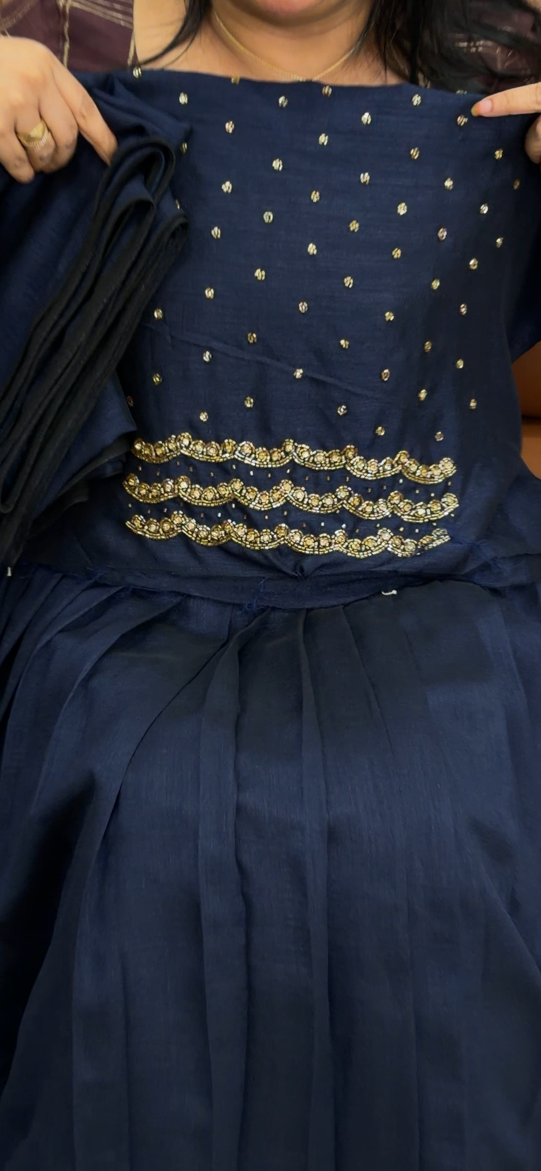 SEMI STITCHED DHAVANI SETS - NUWA-1872