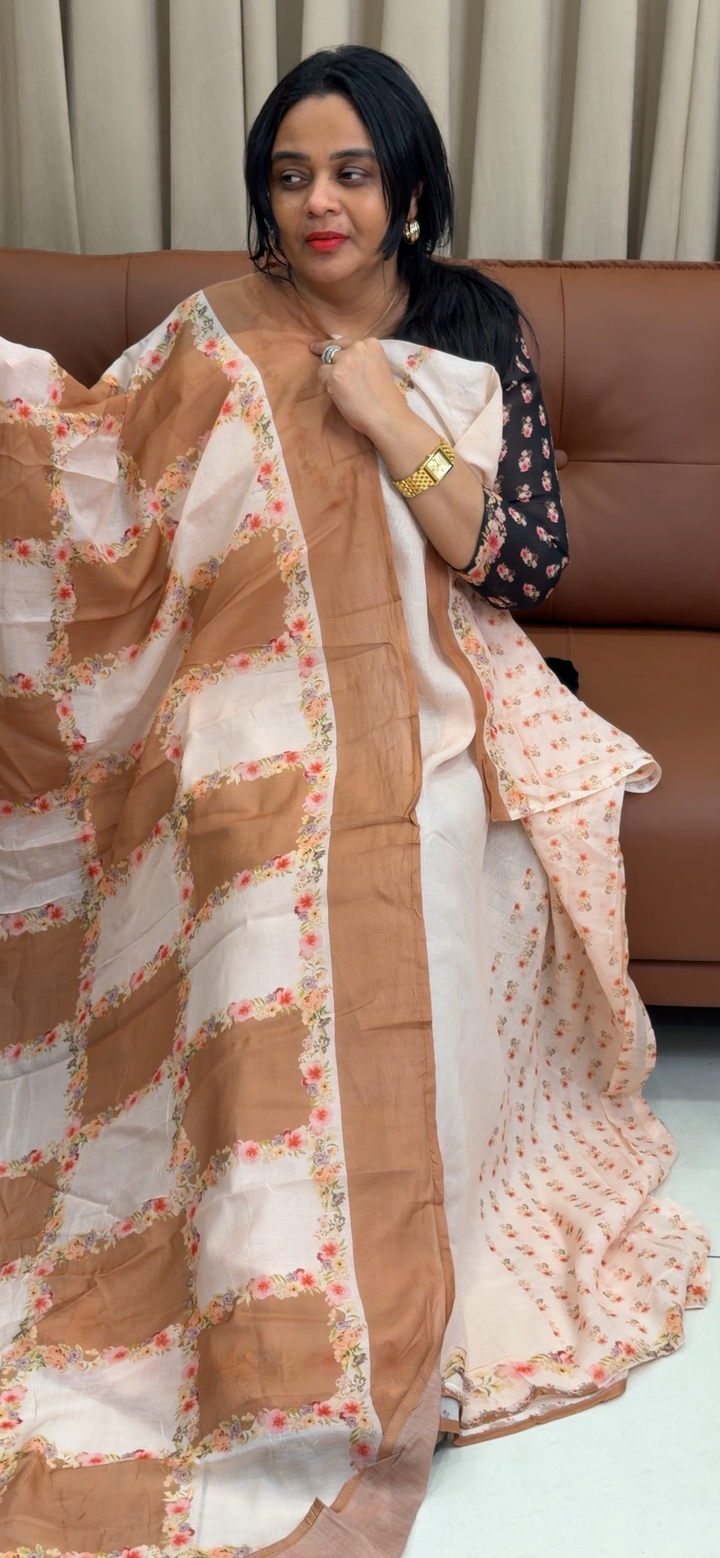 SEMI SILK UNSTITCHED SALWAR SUITS - NUWA - 2191