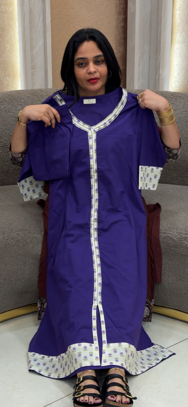 COTTON LONG CO-ORDS SETS - NUWA -  1630