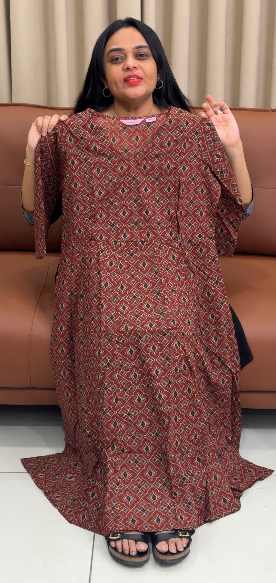 PRINTED ANARKALI TOPS - NUWA-2149