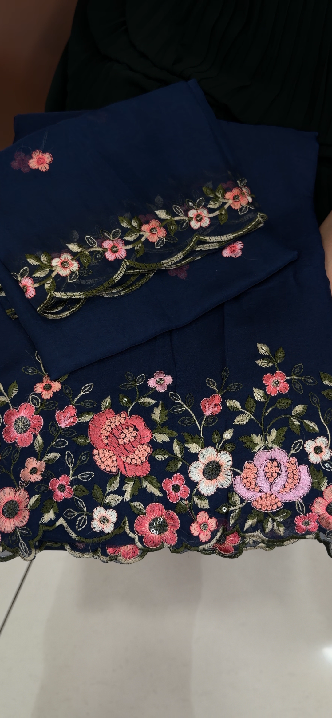 SOFT ORGANZA UNSTITCHED SALWAR SUITS - NUWA - 1892