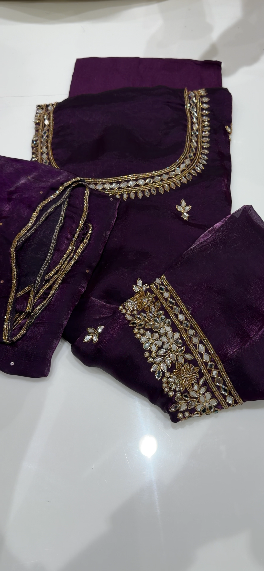 UNSTITCHED SALWAR SUITS - NUWA - 1744