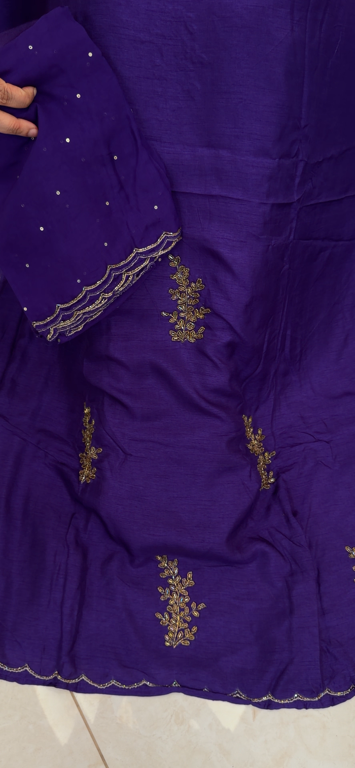 DOLA SILK UNSTITCHED SALWAR SUITS - NUWA - 2303