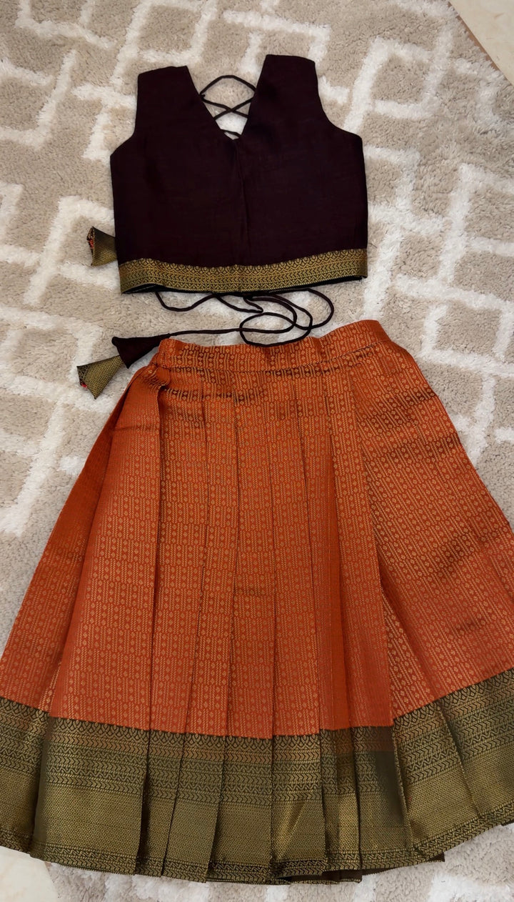 IN-HOUSE KIDS CROP TOP AND SKIRTS - NUWA-1301