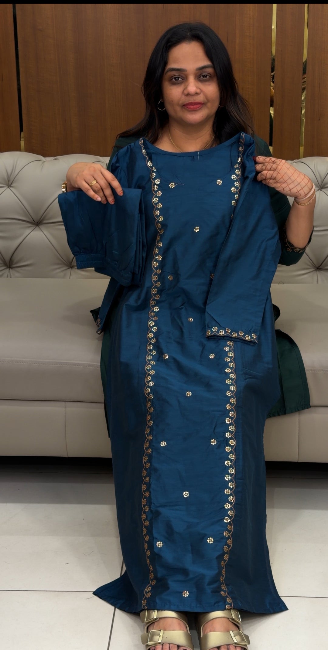 SLUB SILK TOP AND  BOTTOM - NUWA-353