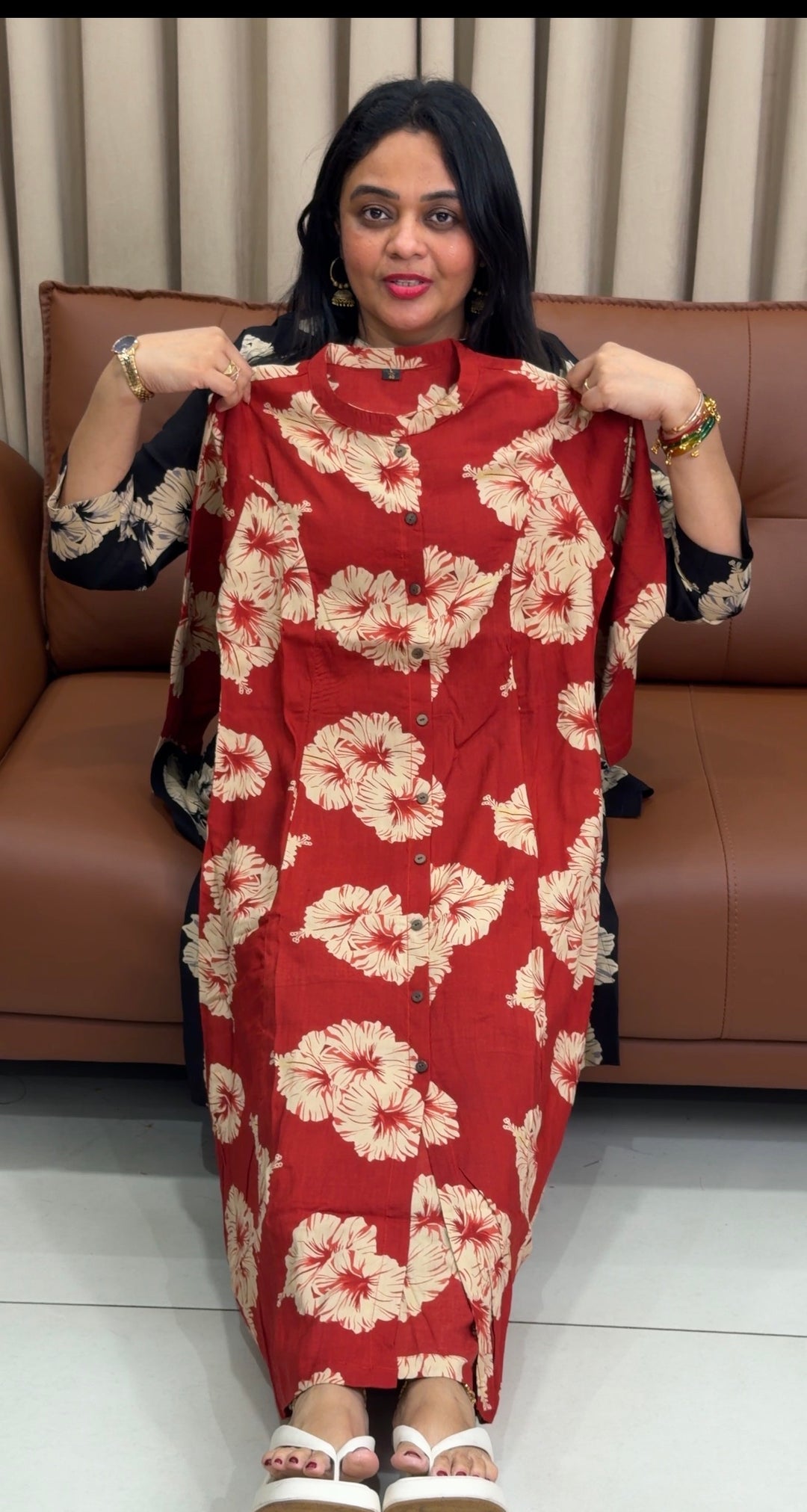 PRINTED COTTON TOPS - NUWA-1550