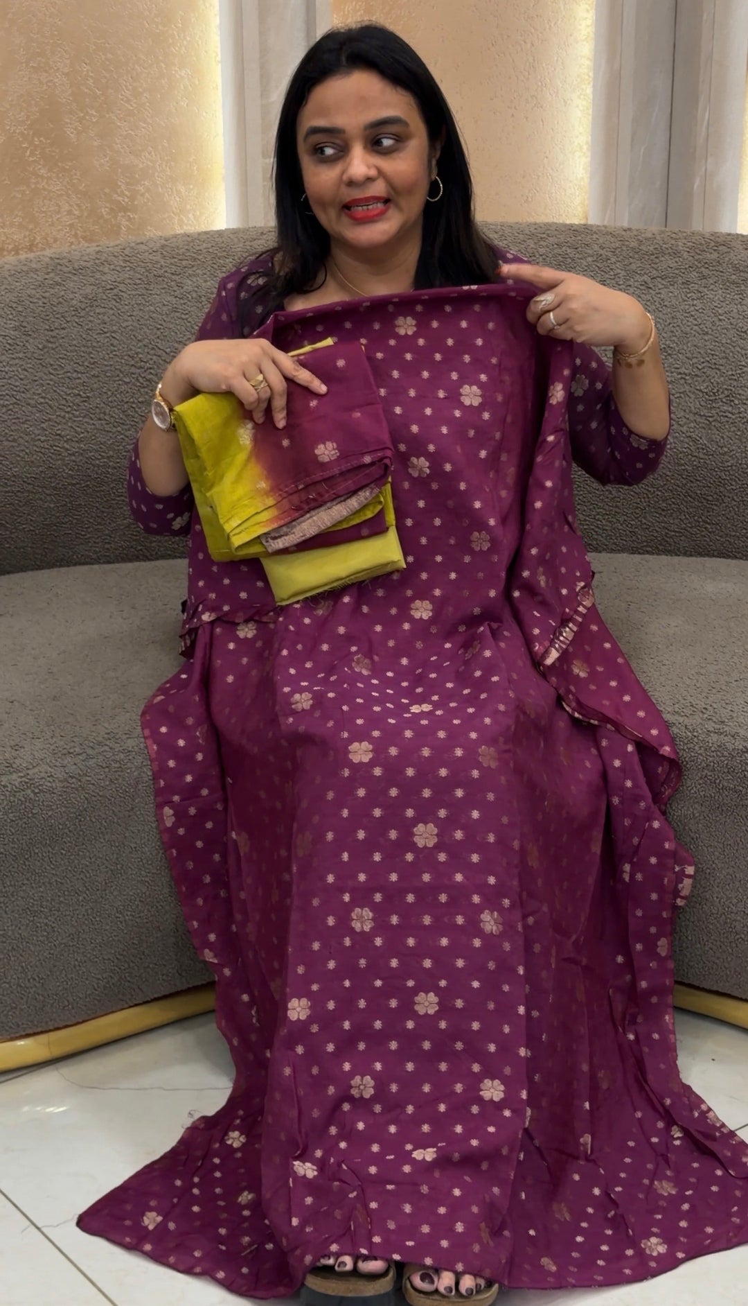MUL CHANDERI UNSTITCHED SALWAR SUITS - NUWA-1172