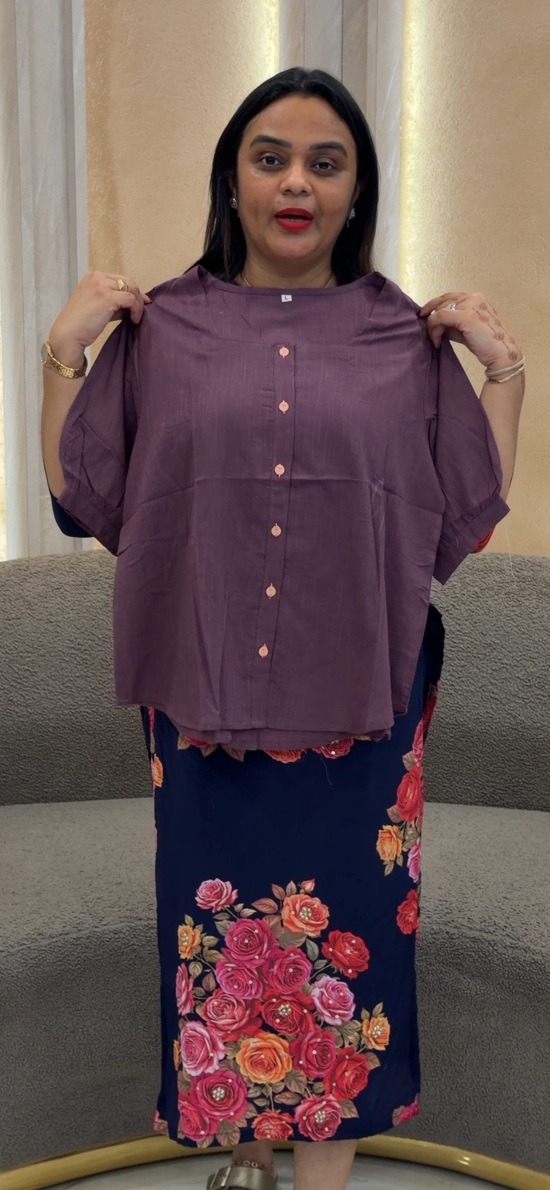 COTTON LINEN TOPS - NUWA -775