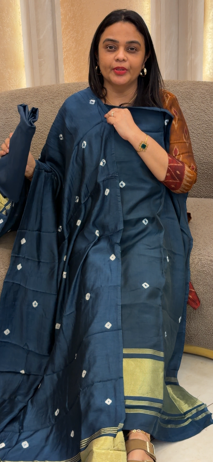 SOFT MUL CHANDERI UNSTITCHED SALWAR SUITS - NUWA-1397