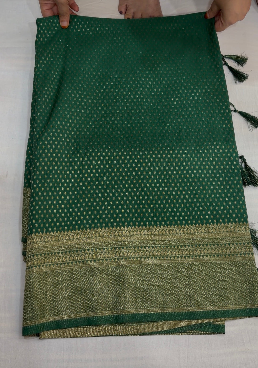 SEMI BANARASI SAREES  - NUWA-1143